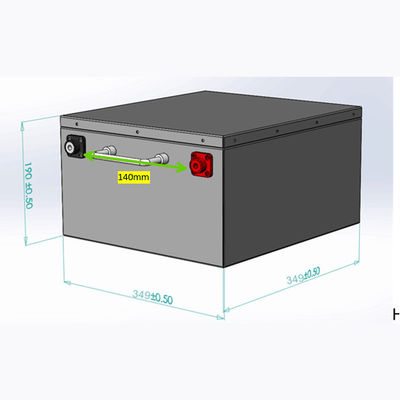 12V 300Ah RV بطارية دورة عميقة لعربة مقطورة متنقلة للمقعد السفلي