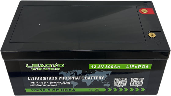 بطارية ليثيوم أيون البحرية الذكية 12V 300Ah قارب دورة عميقة Lifepo4 بطاريات مع BMS