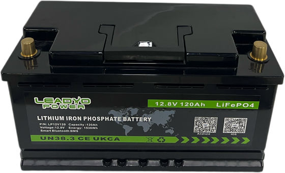 شراء تسخين ذاتي 12V 120Ah LiFePO4 بطاريات ليثيوم أيون لنظام المنزل المتنقل للطاقة الشمسية RV Caravan التصنيع عبر الإنترنت