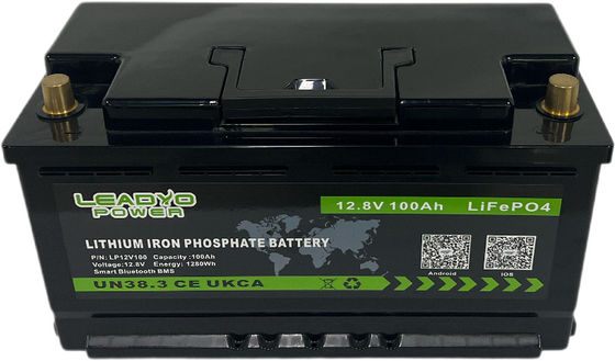شراء بطارية LiFePO4 ذات الدورة العميقة عالية الأداء L5 12V 12.8V 100Ah لسيارة RV Camper Van التصنيع عبر الإنترنت