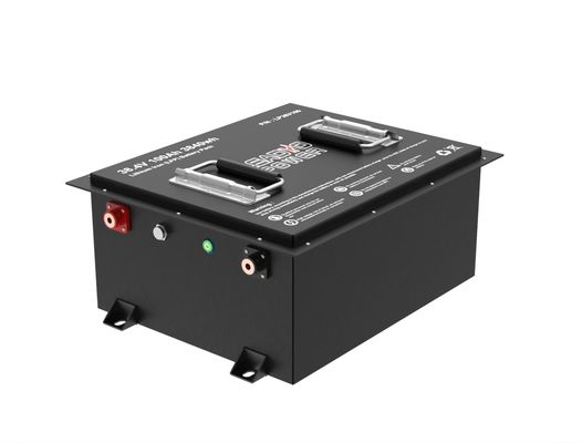 شراء محطة واحدة لسيارة الغولف الليثيوم 36V 38.4V 100Ah بطارية LiFePO4 LFP المصنع مع شاحن التصنيع عبر الإنترنت