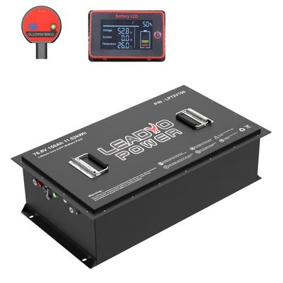 شراء بطاريات الليثيوم 72V 150Ah لسيارة الغولف بطاريات ليفبو 4 لسيارة الغولف مع بلوتوت LCD CANBUS التصنيع عبر الإنترنت