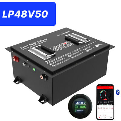 بطارية عربة الغولف مع شاشة LCD و Bluetooth