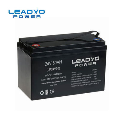 شراء Smart LiFePO4 بطارية آلة تنظيف الأرضيات 24V 50Ah خفيفة الوزن التصنيع عبر الإنترنت