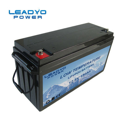 الطقس البارد درجة حرارة منخفضة LiFePO4 بطارية 12V 150Ah ABS حالة