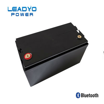 شراء LEADYO BMS Marine Lifepo4 بطاريات 12 فولت 100amp حافظة بلاستيكية قابلة للربط التصنيع عبر الإنترنت