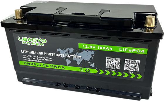 شراء بلوتوث LiFePO4 بطارية ليثيوم الحديد الفوسفات 12V 100Ah مع BMS التصنيع عبر الإنترنت
