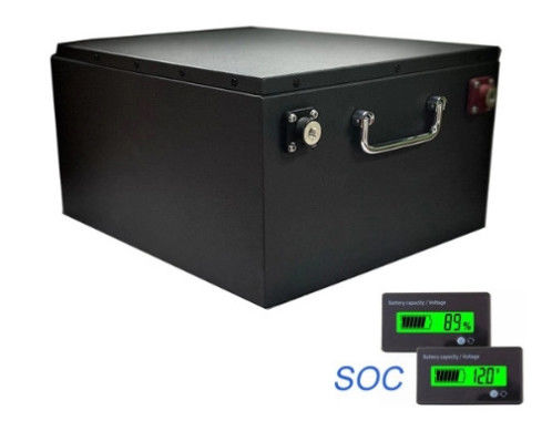 سعر جيد عالية الحالية 48V 200A لعبة غولف Lifepo4 بطارية قابلة للشحن مع BMS الانترنت