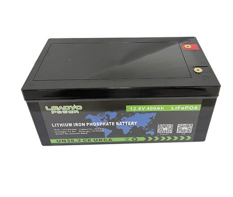 سعر جيد البطارية الذكية Bluetooth 12.8V LiFePO4 بطارية 12V 400Ah بطاريات قابلة لإعادة الشحن لسيارة التخييم الانترنت