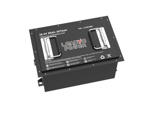 عربة الغولف الليثيوم 36V 38.4V 80Ah بطارية LiFePO4 LFP مع شاشة LCD LED / شاحن