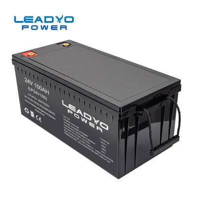 بلوتوث 24V 100ah بطارية ليثيوم أيون LiFeP04 مقاوم للماء لليخوت الإلكترونية