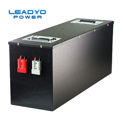 خفيفة الوزن 24V 60ah بطارية ليثيوم AGV LiFePO4 بطارية مدمجة في البلوتوث الذكي